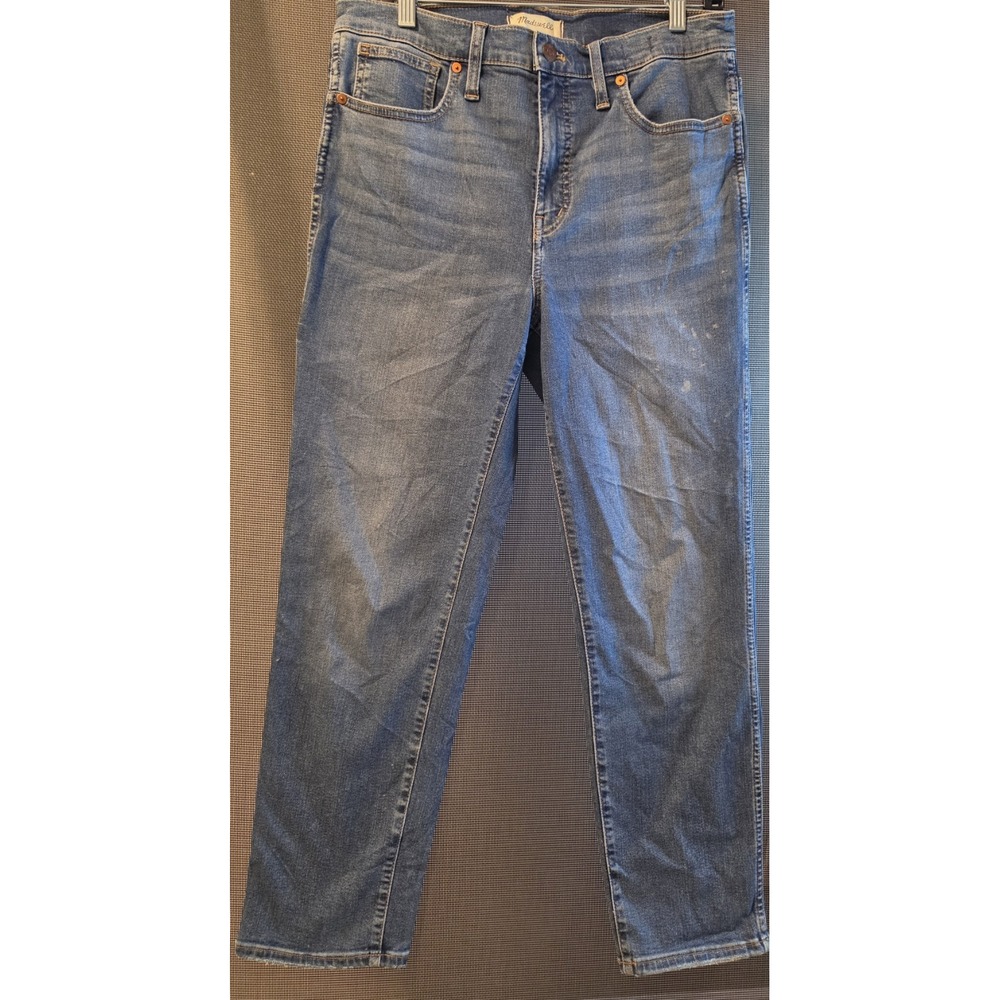Madewell Stovepipe Jeans Women's 29 High Rise Straight Leg Medium Wash...